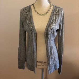 Miss Me gray cardigan